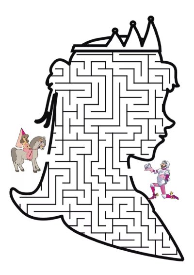 Раскраска Лабиринт