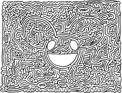 Лабиринт сложный для детей 10 лет