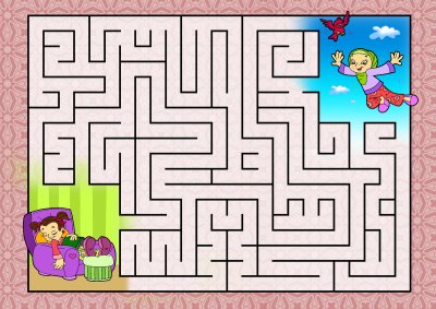 Лабиринты для детей 5-6 лет