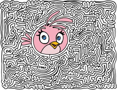 Лабиринт сложный для детей 10 лет