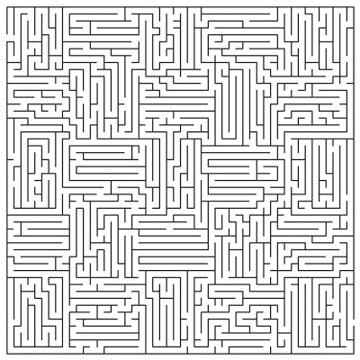 Лабиринт сложный