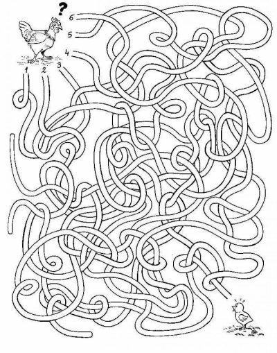 Задания лабиринты для детей 6-7 лет