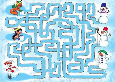 Игра Лабиринт для детей 3-4 лет