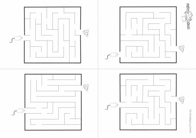 Лабиринт для детей 5 лет