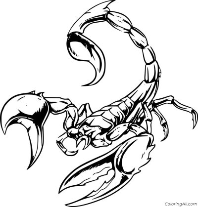 Скорпион эскиз