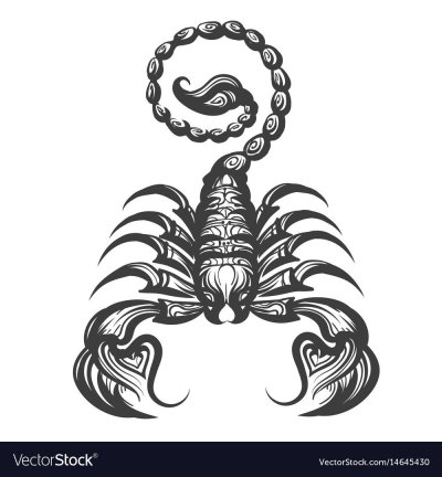 Скорпион эскиз