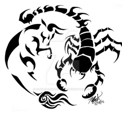 Скорпион эскиз