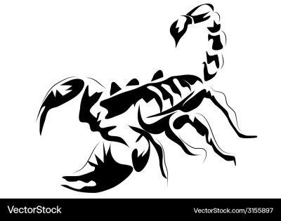 Скорпион вектор