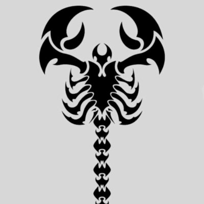 Тату Скорпион трайбл