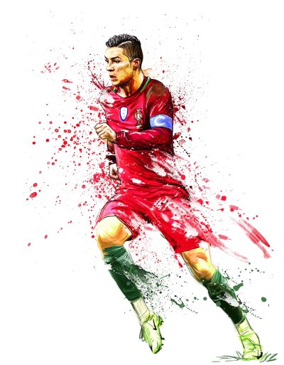 Рисунки футбол Роналдо Португалия