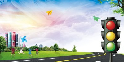 Фон по правилам дорожного движения