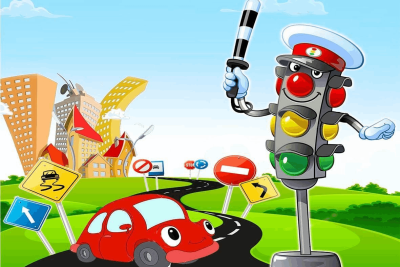 Веселый светофор для детей