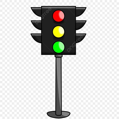 Светофор на прозрачном фоне