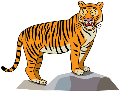 Тигр клипарт