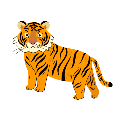 Тигр для детей
