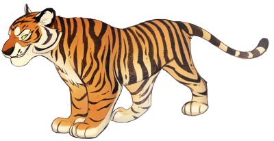 Тигренок мультяшный