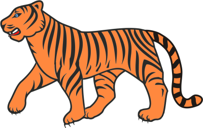 Тигр рисунок для детей