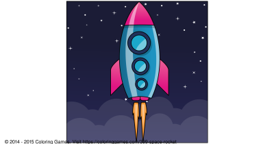 Ракета рисунок для детей