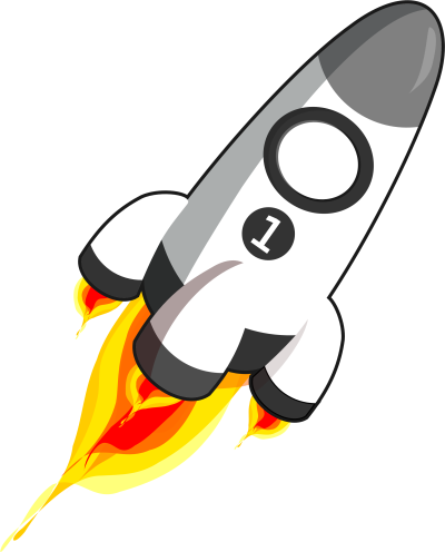 Ракета на прозрачном фоне