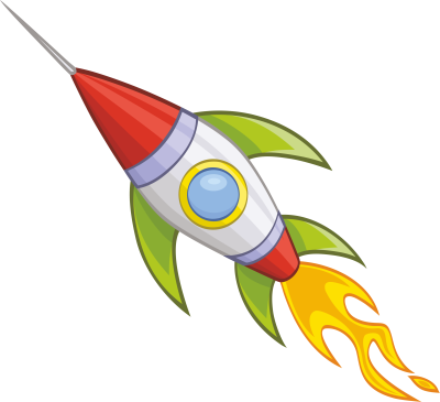 Ракета мультяшная