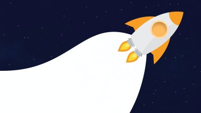 Фон космос ракета