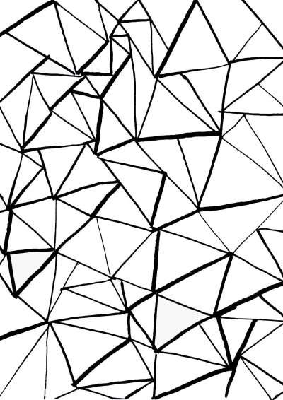 Геометрическая абстракция из линий