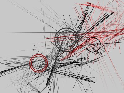 Композиция из линий