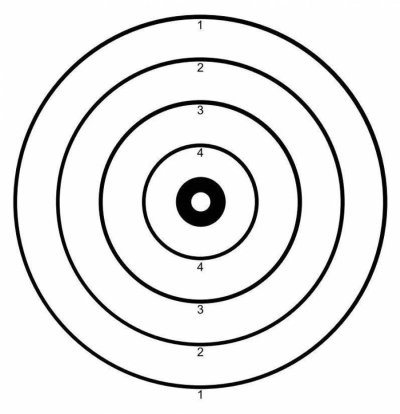 Цель для стрельбы из воздушки