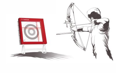 Мишень со стрелой