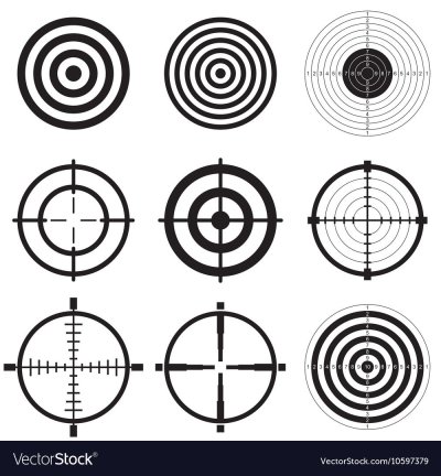 Пиктограммы мишеней для стрельбы
