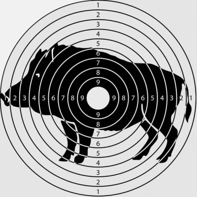 Мишени для стрельбы из пневматики Формат а4