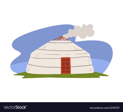 Монгольская юрта вектор