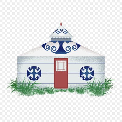 Юрта мультяшная