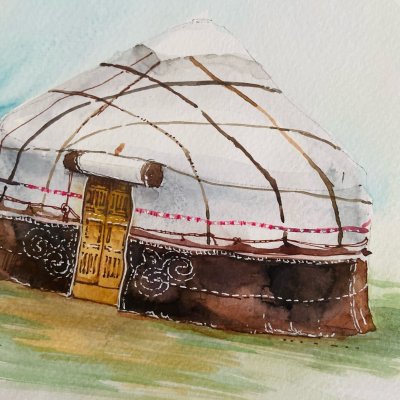 Юрты живопись