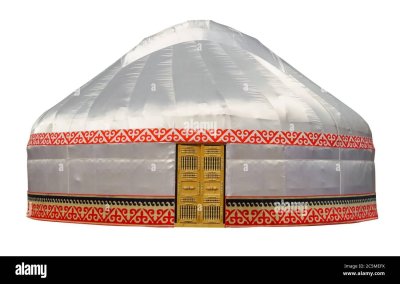 Юрта на Светлом фоне