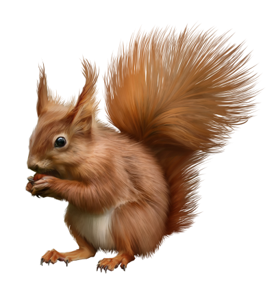 Изображение белочки для детей