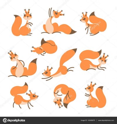 Белки вектор