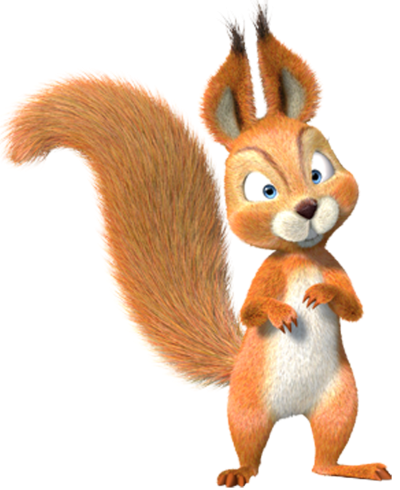 Белки из Маши и медведя