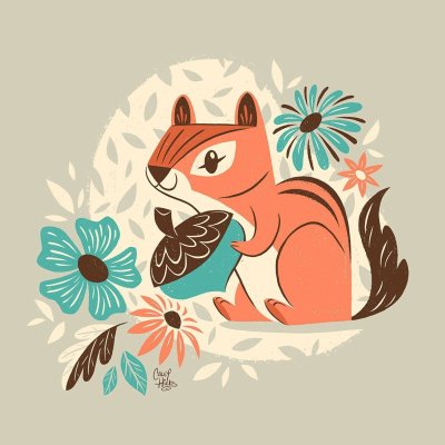 Стилизованная Белочка