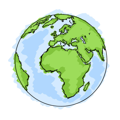 Планета земля рисунок