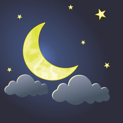 Луна полумесяц