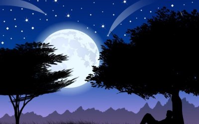 Звездное небо мультяшное