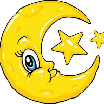Луна мультяшная