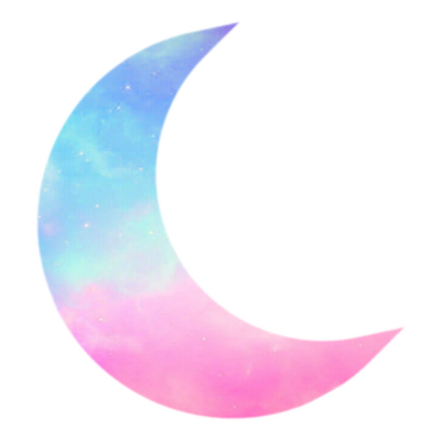 Месяц на прозрачном фоне