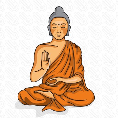 Будда Шакьямуни рисунок