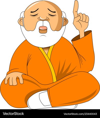 Монах мультяшный