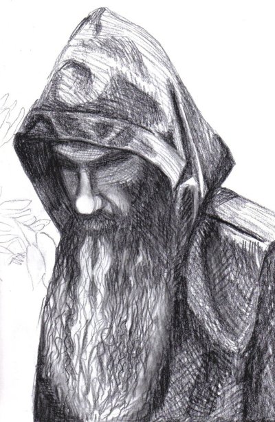 Православный монах скиталец