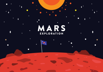 Марс рисунок