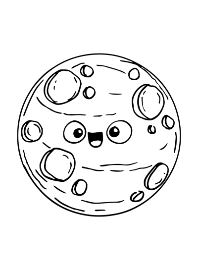 Планета Марс раскраска