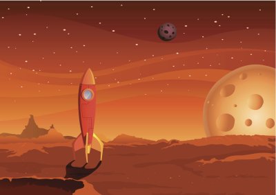 Марс иллюстрация